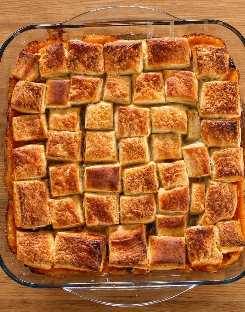 Mozaik pita sa pečurkama i lisnatim testom