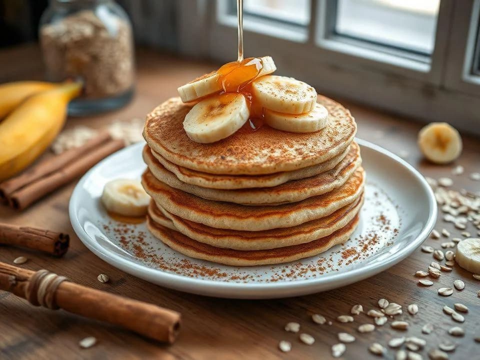 Ovsene palačinke sa bananom i cimetom