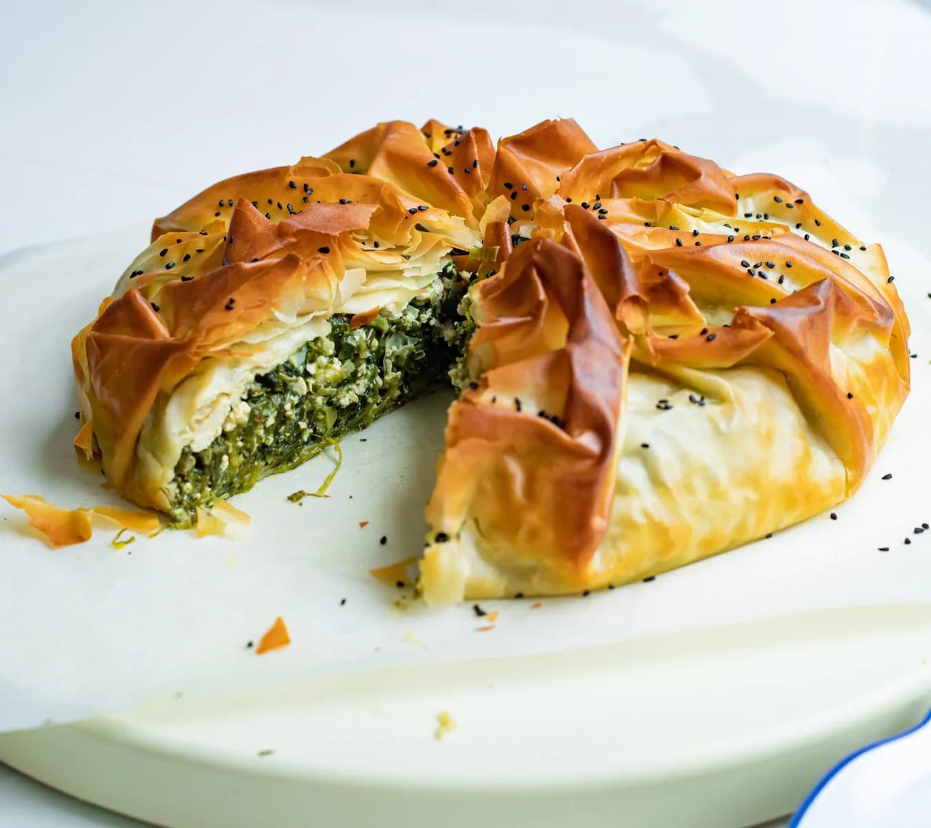 Pita sa koprivom i tofu kremom