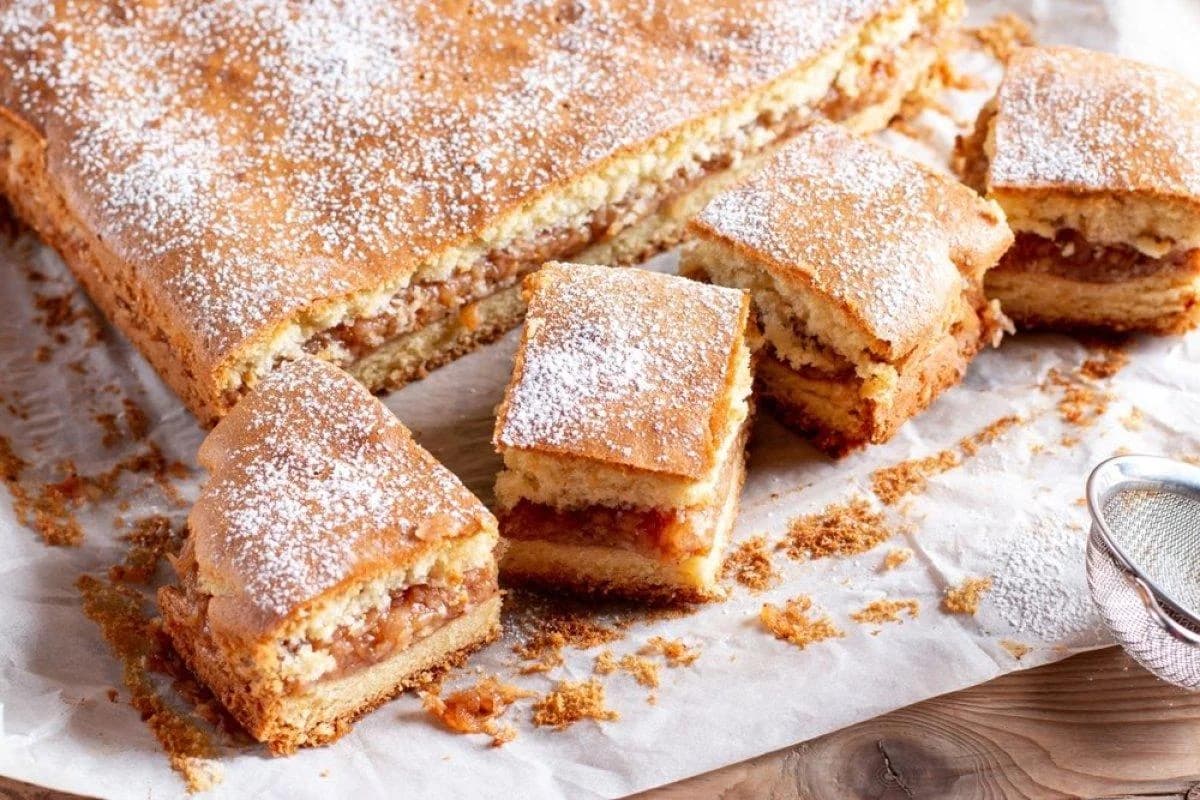 Posna lenja pita sa jabukama