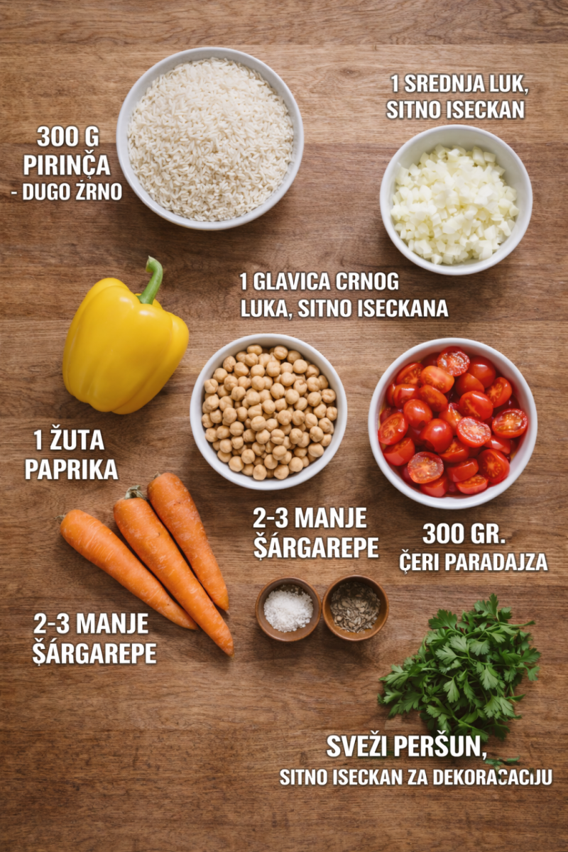 spisak namirnica za recept